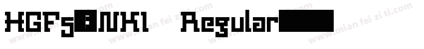 HGF5_CNKI Regular字体转换